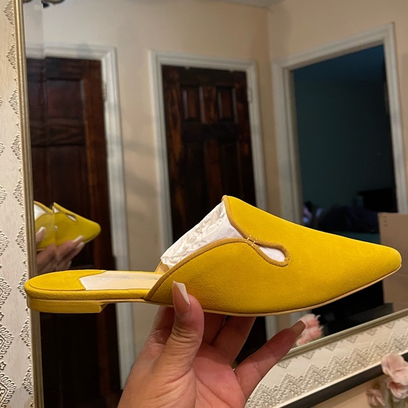 ISA TAPIA CANOVA CANARY YELLOW SUEDE ZS 36 - Picture 2 of 3